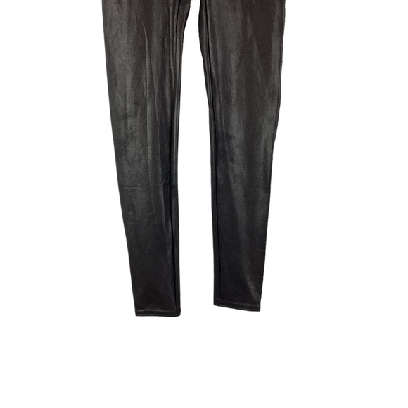 Spanx Faux Leather Leggings Black Size L Style 2437 - Picture 3 of 7